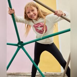 Converse Chuck Taylor Patch High Rise Leggings Girl Size Large (12-13)